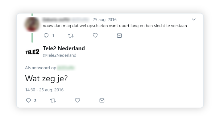 Tele 2 Wat zeg je