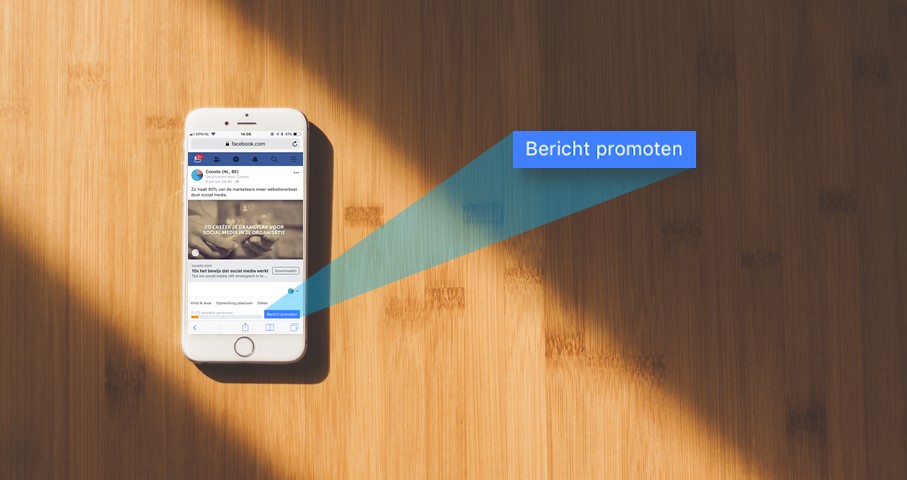 Bericht promoten Facebook