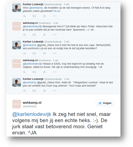 Wehkamp - humor op social media