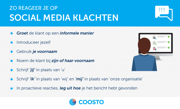 reageer op webcare klachten